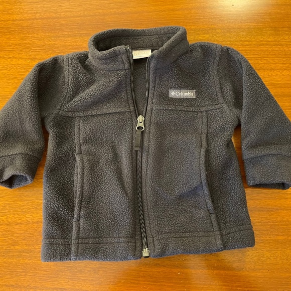 Columbia Other - Black Columbia Fleece, 6-12 mos